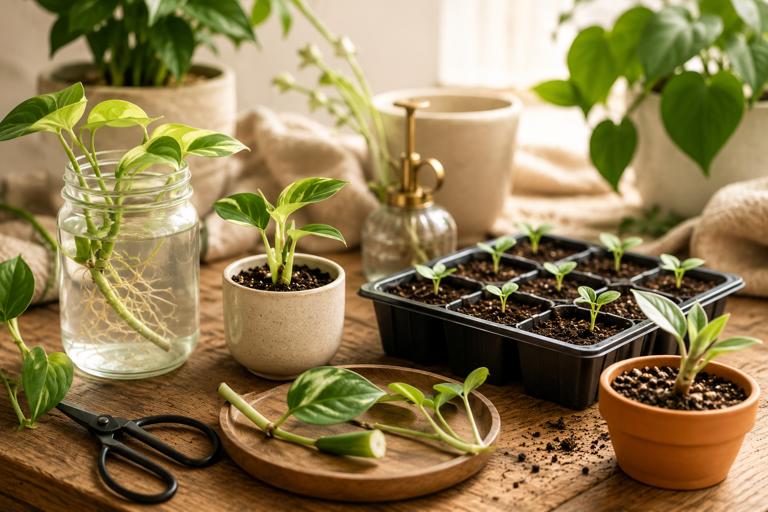 How to Grow Plants: From Cuttings, Seeds, and Plugs