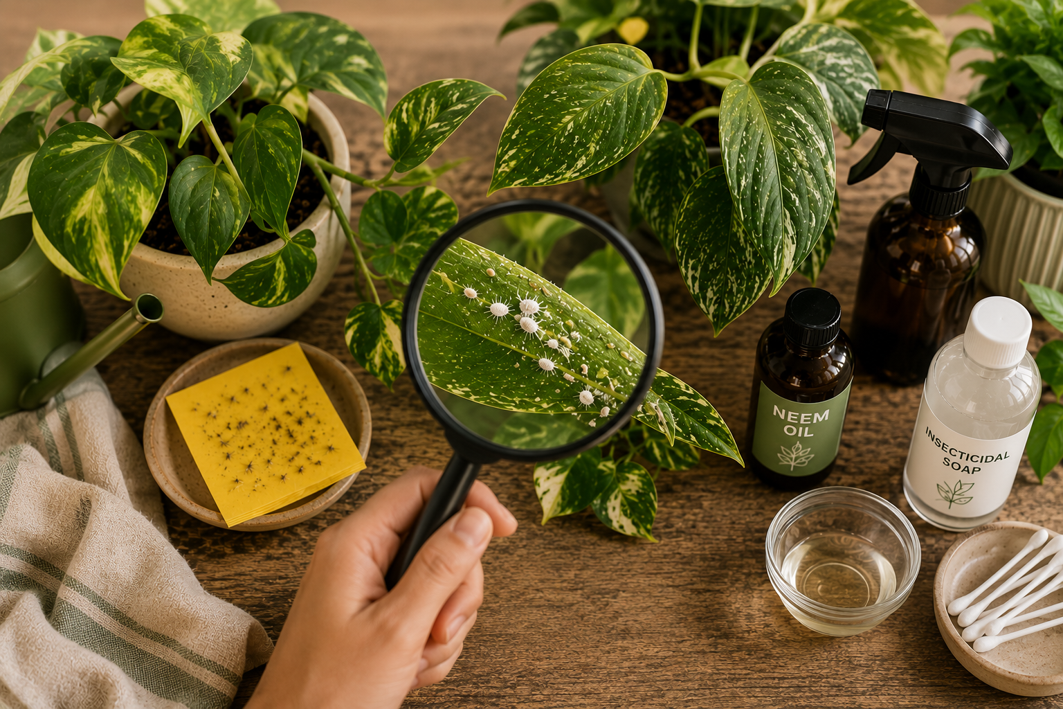 Natural Ways to Deal with Pests in Houseplants