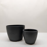 Black and TerraCotta Eco Pots